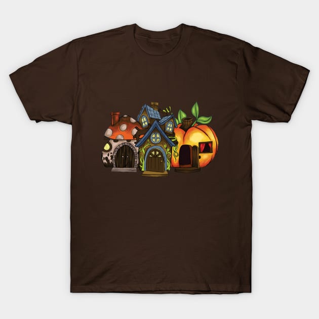 Cutes houses T-Shirt by CréaTiff